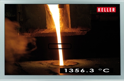 Video image of a pouring stream