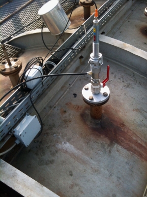 CellaTemp PK pyrometer with mounting fitting