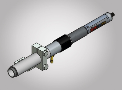 Combinazione di montaggio PK 01-014 con pirometro