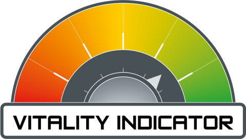 Indicador de vitalidade
